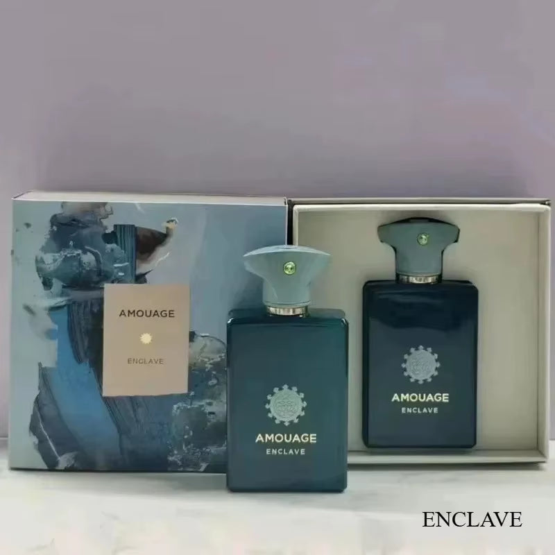 AMOUAGE 100Ml Men’S Perfume Long Lasting Eau De Parfum Woody Oriental Aromatic Scent Fresh Warm Luxury Cologne Elegant Gift